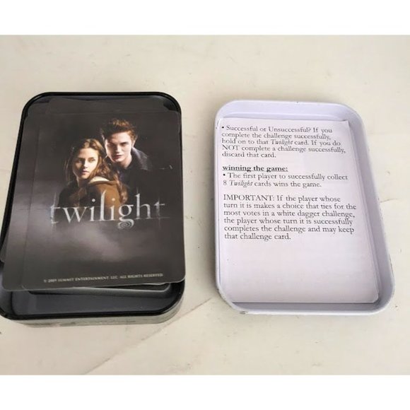 Twilight the Movie Card Game (no Die) in original tin - Picture 3 of 3